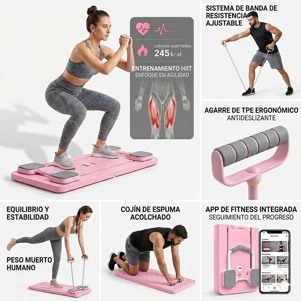 Tabla Pilates y Ejercicios Multifuncional